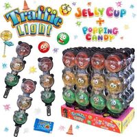 Profisa želé traffic light popping candy /20/ 49g