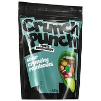 CrunchPunch freeze dried candy sour crunchy rainbows 50g