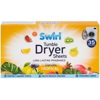 Swirl ubrousky do sušičky 35ks Tropical