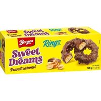Bergen sweet dreams rings peanut caramel 128g