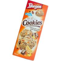 Bergen cookies chocolate chip with orange 130g
