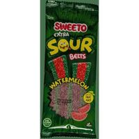 Sweeto extra sour belts watermelon /12/ 75g