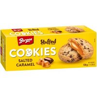 Bergen stuffed cookies salted caramel 130g