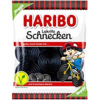 Haribo lakritz schnecken veggie 175g N2 LE