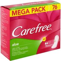 Carefree slipové vložky 76ks Aloe