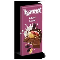 Yummy čokoláda peanut raisin 85g