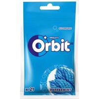 Orbit žvýkačka sáček x21 peppermint 29g