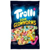 Trolli želé sour glow worms 1kg