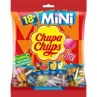 ChupaChups lízátka mini best of bag + vitamin c 108g