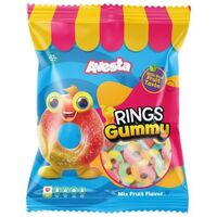 Avesta želé party rings gummy /12/ 80g