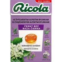Ricola bonbóny černý bez 40g