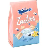 Manner zarties milky vanilla 200g