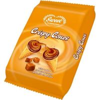JIW crispy cones toffee flavoured cream 130g
