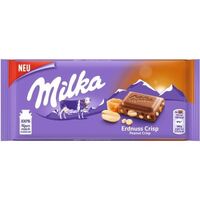 Milka peanut crispy caramel 90g CZ