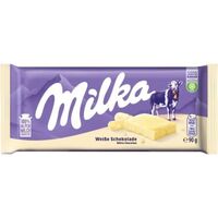 Milka white chocolate 90g