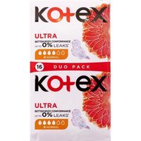 Kotex vložky 16ks Ultra Normal (Duo Pack)