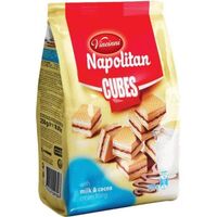 Vincinni napolitan cubes cocoa/ milk 250g