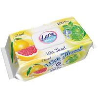 Lara vlhčené ubrousky 100ks Lemon & Grapefruit