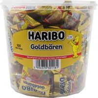 Haribo dóza x100ks goldbaren mini 1kg
