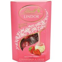 Lindt strawberry+cream 200g
