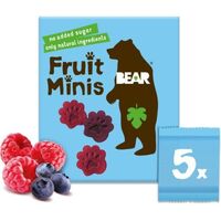 BEAR fruits minis malina+borůvka @5x20g