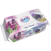 Lara vlhčené ubrousky 100ks Lavender