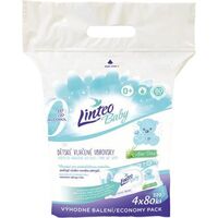 Linteo Baby vlhčené ubrousky @4x80ks Pure&fresh Aloe Vera