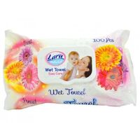 Lara vlhčené ubrousky gerbera daisy 120ks