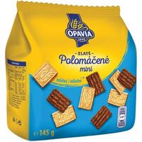 Opavia zlaté polomáčené mini mléčné 145g