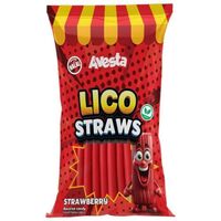 Avesta želé lico straws strawberry /12/ 70g
