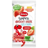Emco super ovocný hadík jahoda 20g