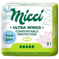 Micci Ultra Wings vložky 9ks Top Dry