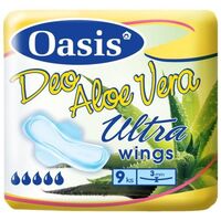 Oasis Ultra Wings vložky 9ks Aloe Vera