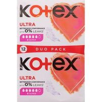 Kotex vložky 12ks Ultra Super (Duo Pack)