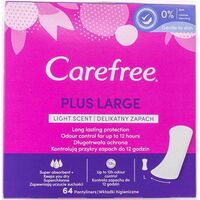 Carefree slipové vložky 64ks Plus Large Light scent