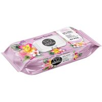 Papilion vlhčené ubrousky 64ks Pink Flowers s klipem