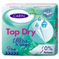 Carin Ultra Wings vložky 9ks Top Dry