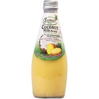 SAMUI kokosový mléčný nápoj a dužiny s přichutí ananas 290ML