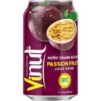 VINUT nápoj s příchutí marakuji 330ML (NUOC CHANH LEO)