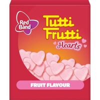 Red Band Tutti Frutti pastilky ovocné srdce 15g