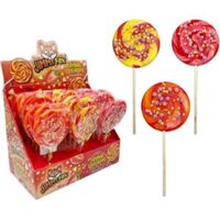 JimmyFox lízátko spiral strawberry with sprinkles /18/ 50g