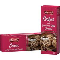 Mulino cookies dark and white chocolate 150g
