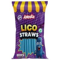Avesta želé lico straws berry /12/ 70g