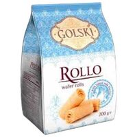 Golski wafer rolls rollo baked milk 200g (UKR)
