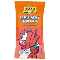 LIPO Kyselé pásky jahoda 80g