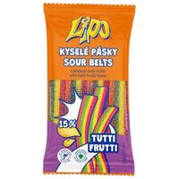 LIPO Kyselé pásky  tutti-frutti 80g