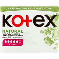 Kotex Natural vložky 7ks Super
