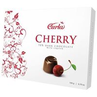 Carla pralinky višně v hořké čokoládě 70% 190g
