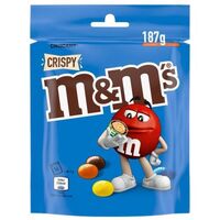 M&Ms dražé crispy 187g (MM)