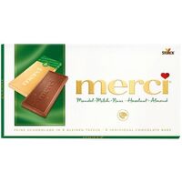 Merci mléčná+oříšek 100g